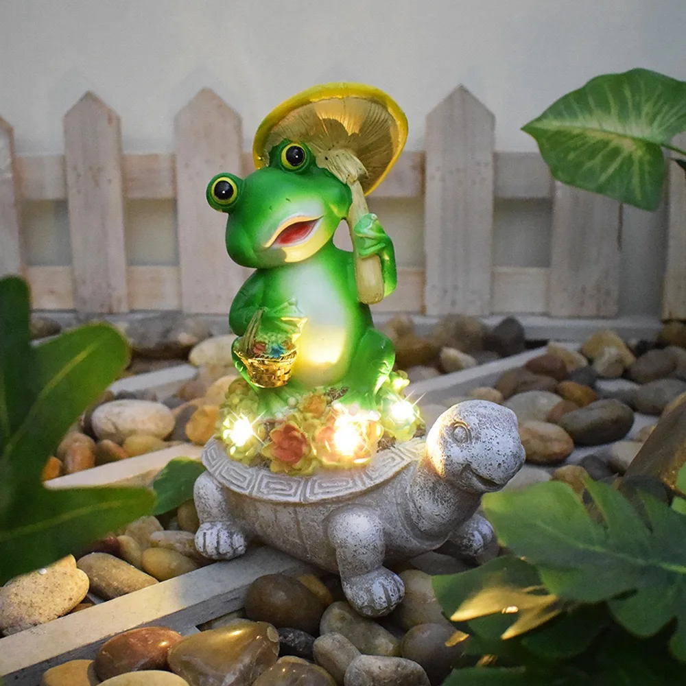 Rabbit Turtle Cat Owl Rabbit Dog Snails Solar LED Outdoor Stake Light  For Garden Pathway Park Lawn Landscape Security Landscape