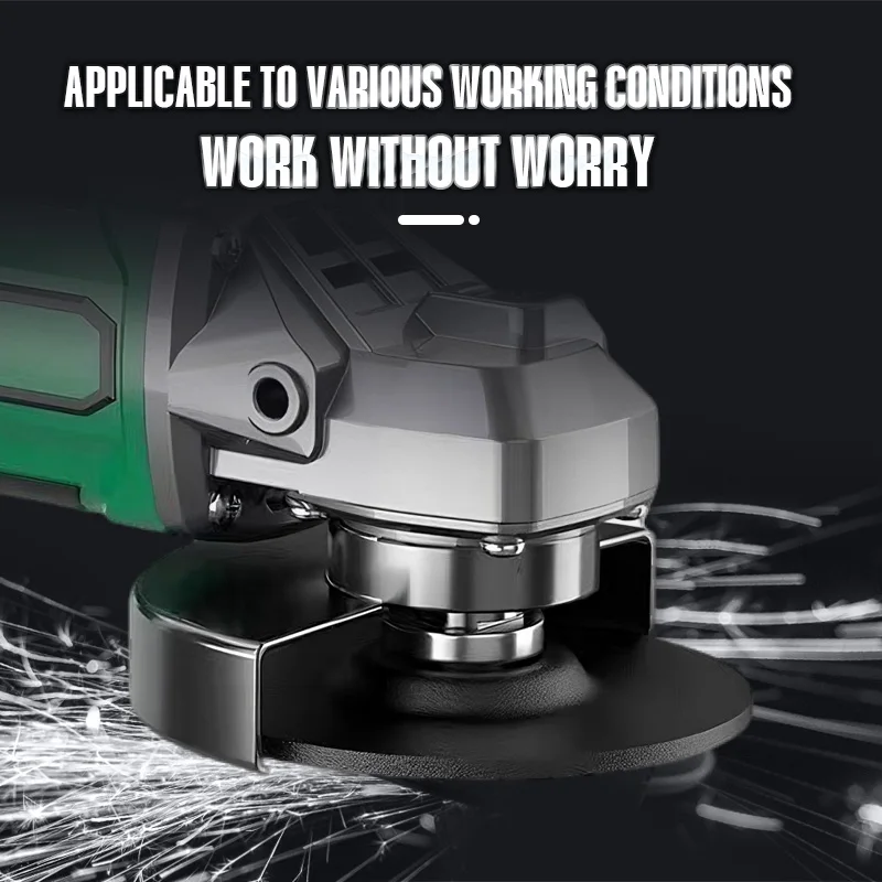 100mm Electric Mini Brushless Cordless Angle Grinder 125mm Machines Battery Powered Set