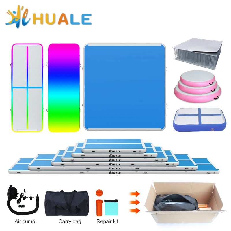 Custom Airtracks Inflatable Gymnastics Mats Air Floor Rhythmic Gymnast Tumbling Mat Inflatable Air Track