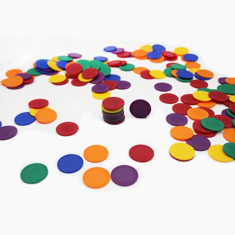 Plastic token, Plastic counting chips, Games of assessment counters