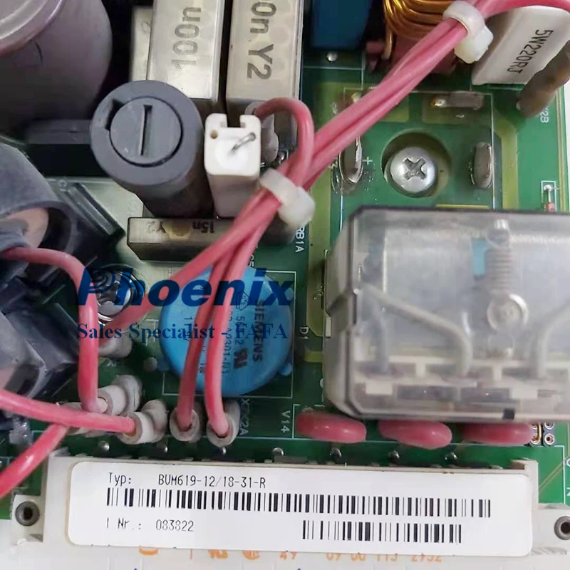 Original Used Roland BUM619 Unit BAUMULLER 037U392444 BUM619-12/18-31R-0001-0303-AM Electric Board 035D347335 for