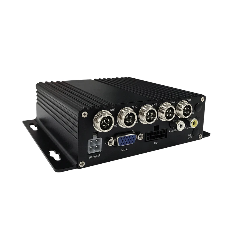 High Quality Portable HD 4G 4CH Mini DVR Mobile Car Kit for Truck and Bus 1080p Resolution