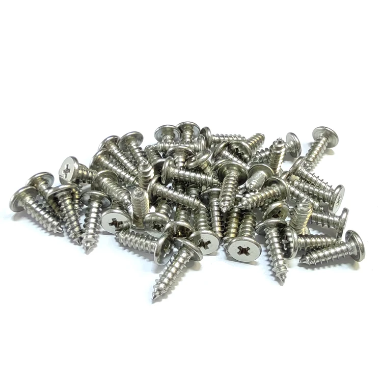 High-end flat round head screws to prevent rust cross screws stainless steel screws