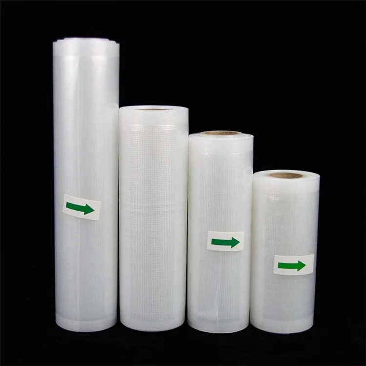 Hot Selling Clear PA PE Vaccum Sealer Packing Bag Embossing Food Plastic Sealer Seal Storage Rice Vacuum Bag