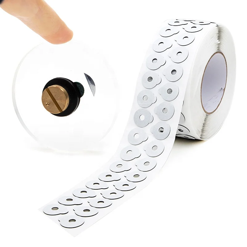 Edging Anti Slip Optical Lens Blocking Pads 1000pcs Eye Glasses Double-sided Adhesive Sticker Tape