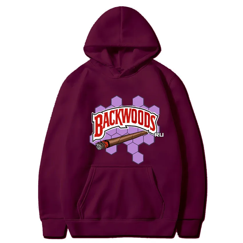 Wholesale Warm Winter RAW Backwoods Cookie 100% Cotton Polyester Luxury Custom Streetwear Hoodies For Men