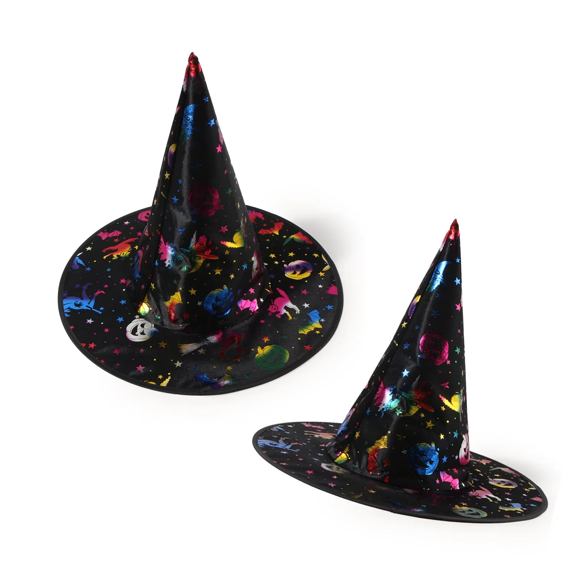 Hotsale sale 2021 witch hat for halloween Christmas  decorations party hats Wide eaves shading