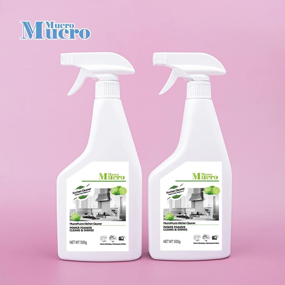 Multi Purpose Foam Eco Friendly Oil Grease Stain Removing Kitchen Spray Bubble Cleaner Drain Hood Stove Kitchen Cleaner Spray