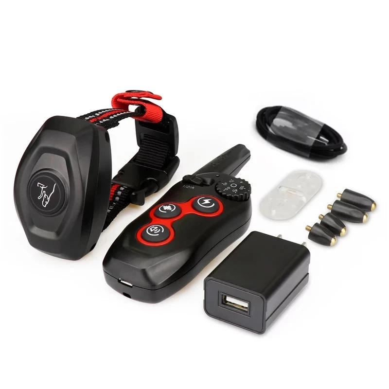 Dog Training Collar - Anti-Bark Collar w/3 Training Modes, Beep, Vibration, Shock Rechargeable Barking Remote Control