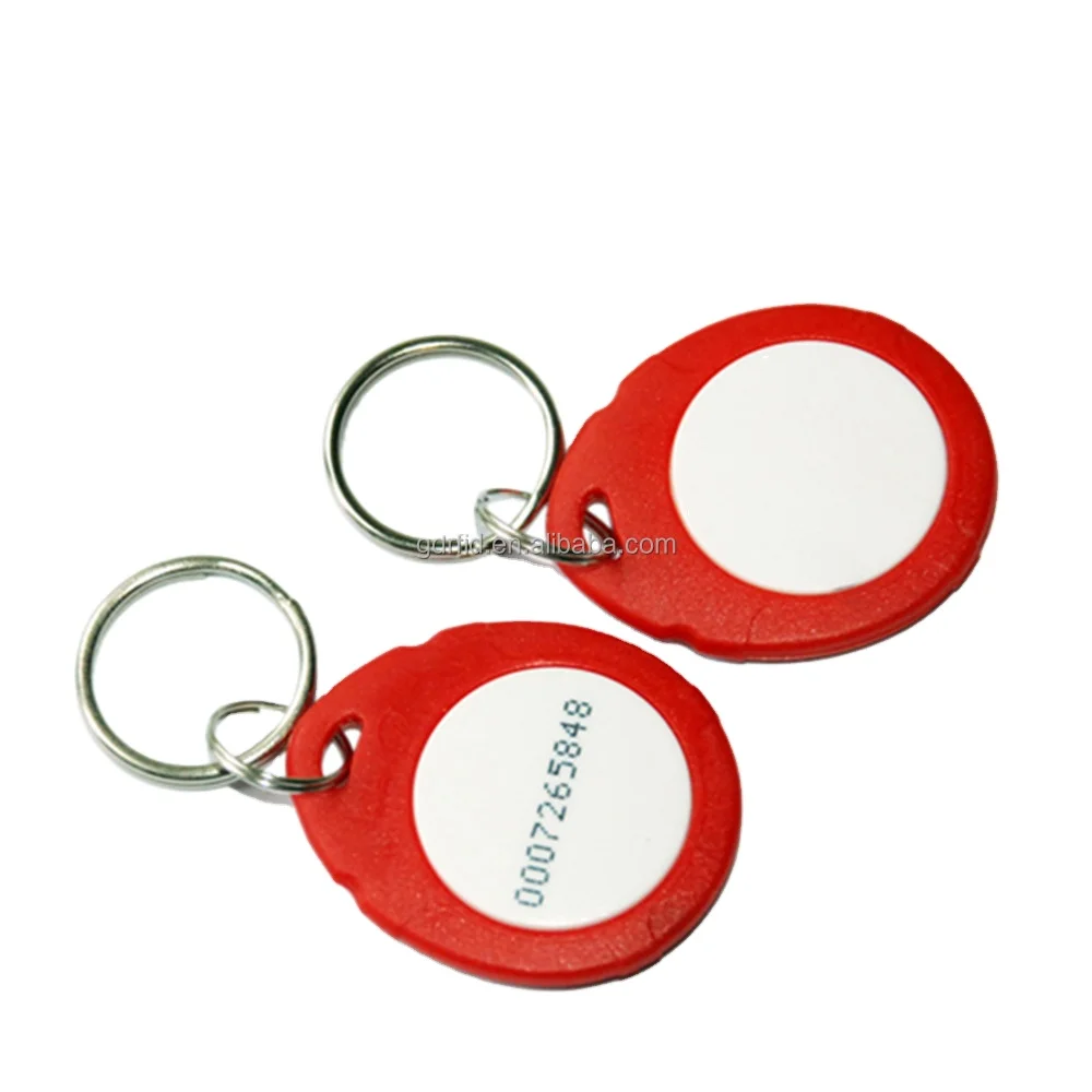 Hot sale passive custom 125 khz T5577 rfid keyfob RFID Hotel key tag