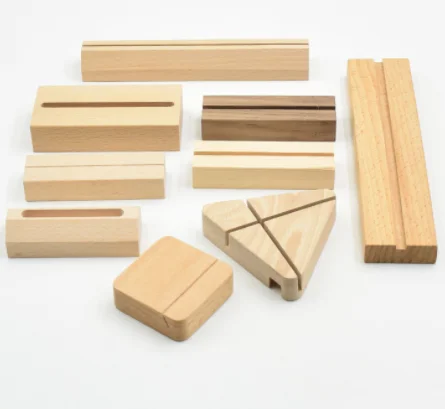 Деревянный держатель визитных карточек стойка регистрации