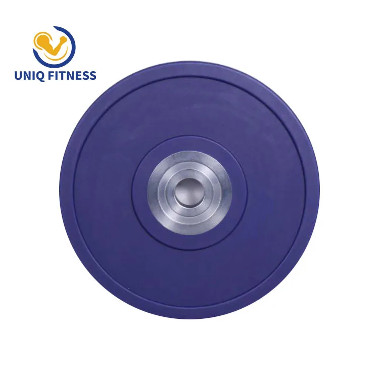 UNIQ OEM PU Coated Rubber Bumper Plate with Steel Hub
