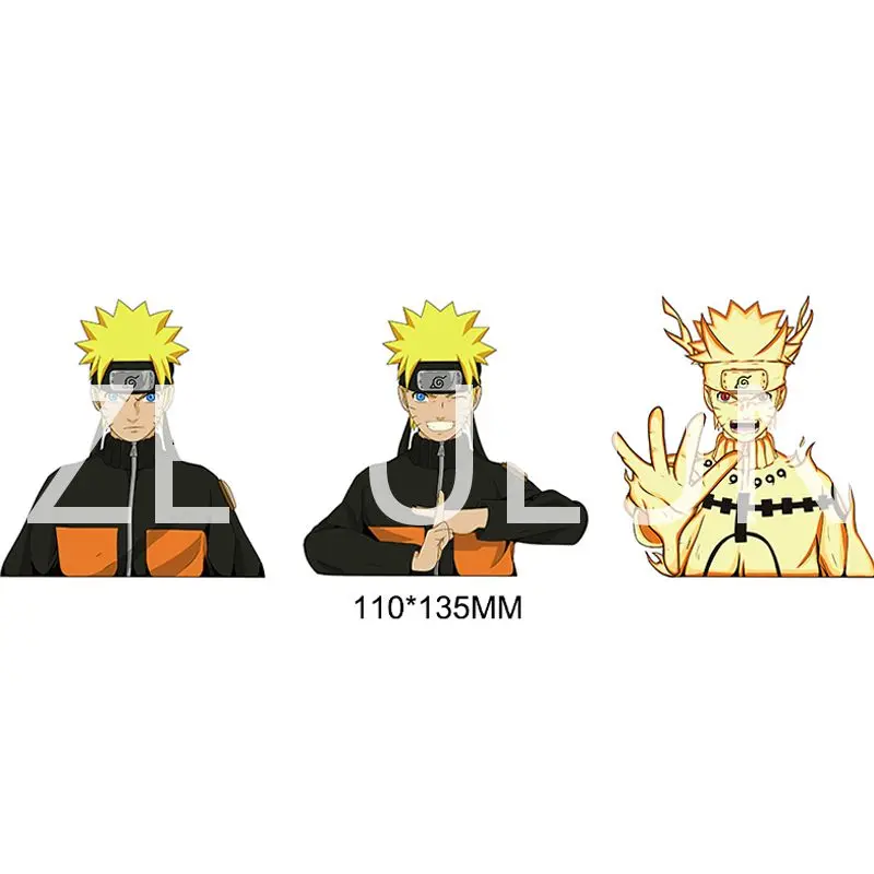 Cartoon Stickers Waterproof Narutos Itachi Anime Sticker 3D Lenticular Motion Sticker for Car Laptop Refrigerator