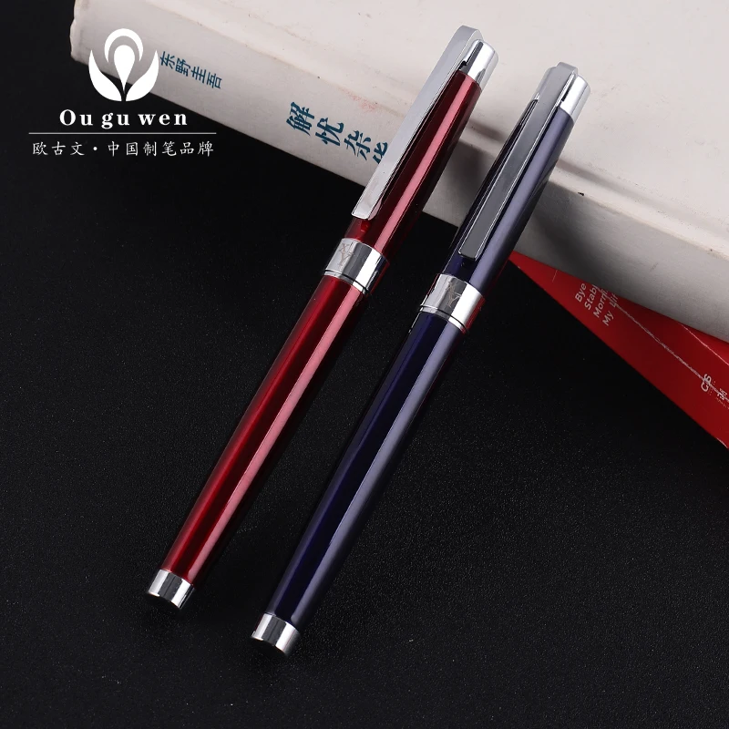 High-grade Office roller Pen Metal Signature Pen Promotion Ballpen  Advertising Ballpoint Pen