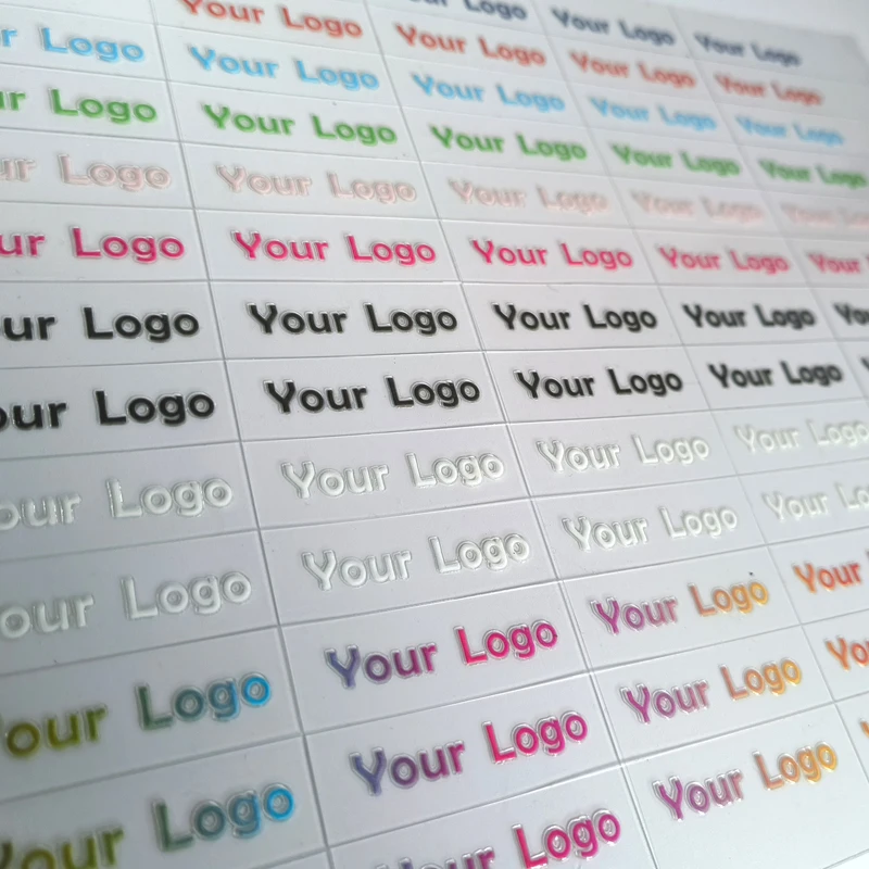 CY3 Uv transfer stickers custom logo metal stickers transfer bronzing transparent transfer stickers label for cosmetic