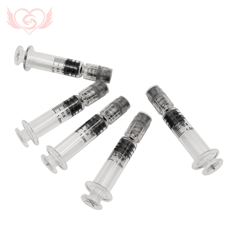 Wholesale 1 ml glass syringe 2.25ml, 3ml, 5ml 2.25ml prefilled syringe glass for filling Mengsweetlove