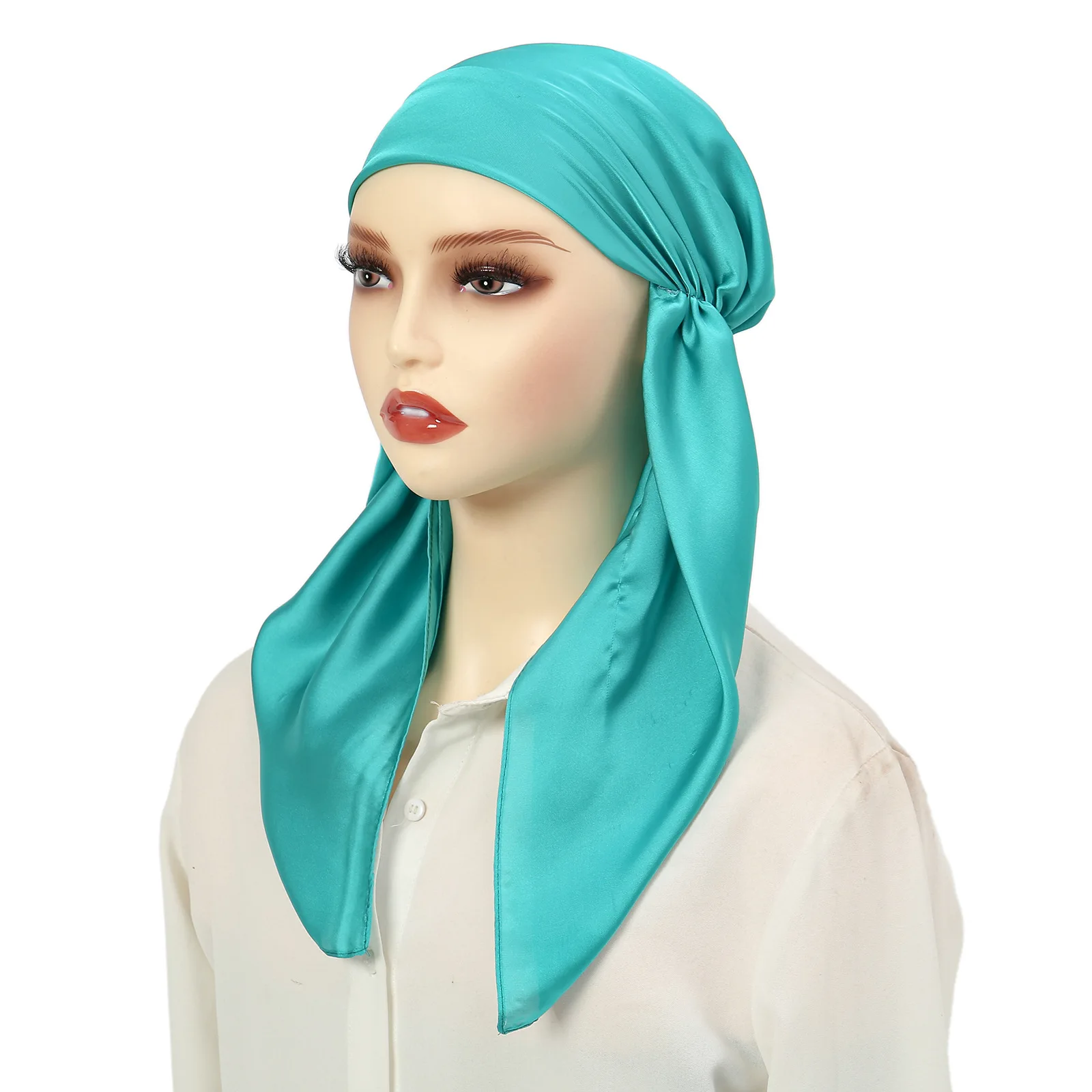 HZM-23424 Pre Tied Chemo Bonnet Head Scarf Beanie Skull Cover Cap for Women