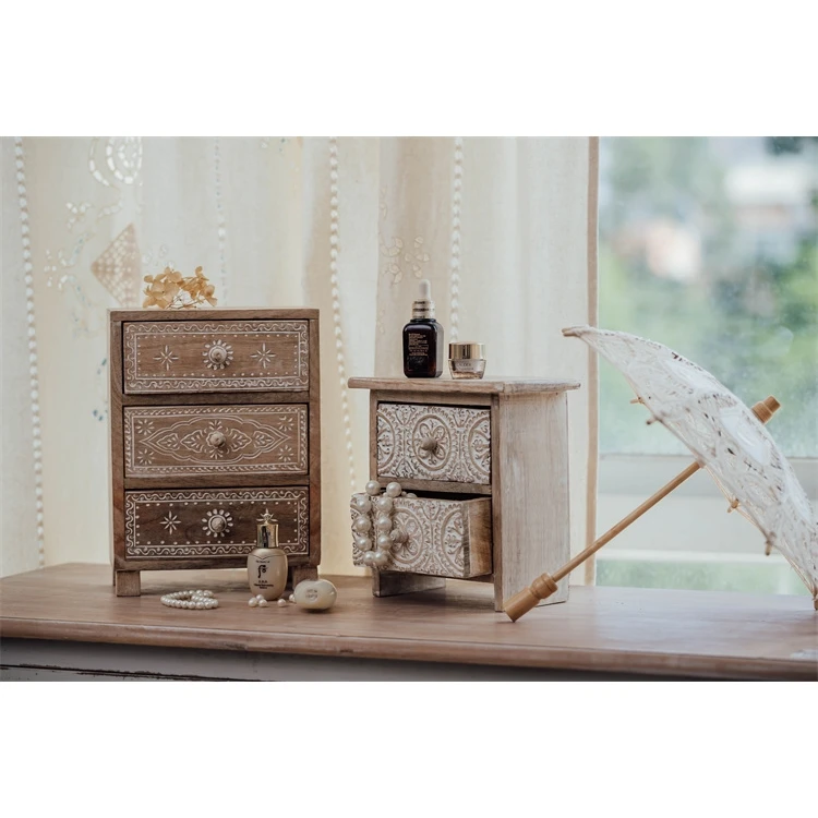 Customizable Drawer Modern In Living Room For Salon Solid Wood Furniture Storage Wooden Cabinet