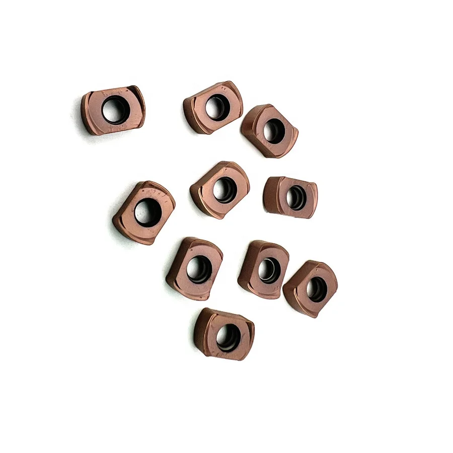 Tungsten Carbide CNC Milling inserts BLMP0603 0904   for cutting steel ,cast iron ,aluminium materials