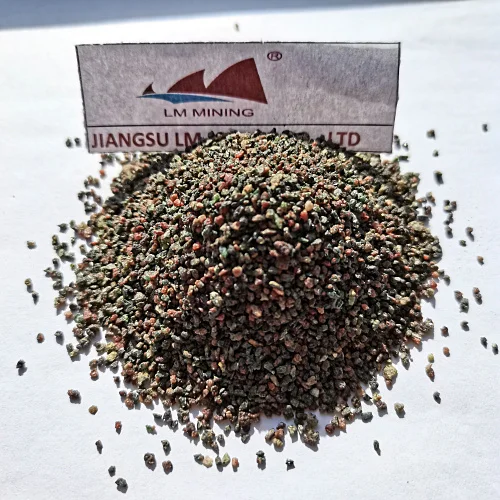 Green garnet 30/60 mesh with competitive price