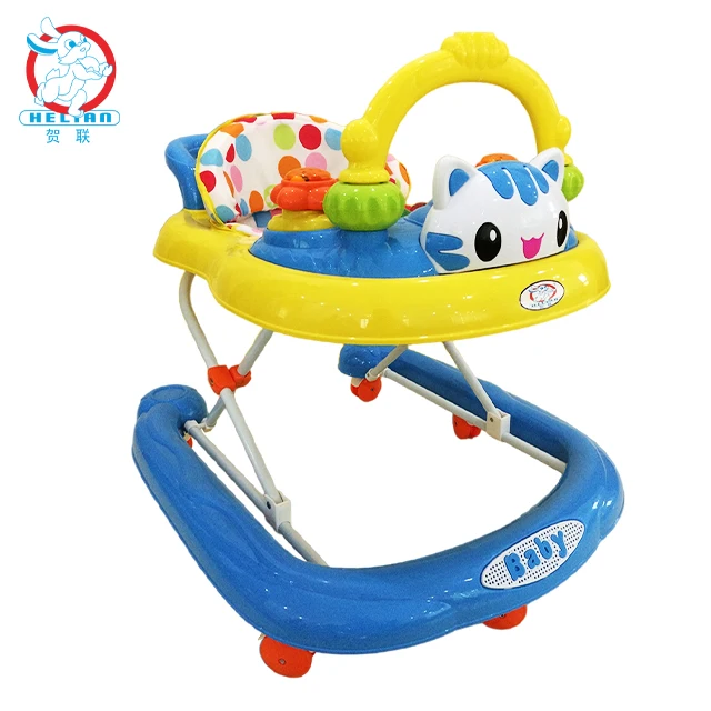 New Plastic baby walkers Music Lighting Multifunctional Toddler Chair 4 in 1 baby walker With Wheels