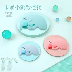 Adhesive Cabinet Fridge Drawer Lock Children Security Products Baby Safety Lock for Kids