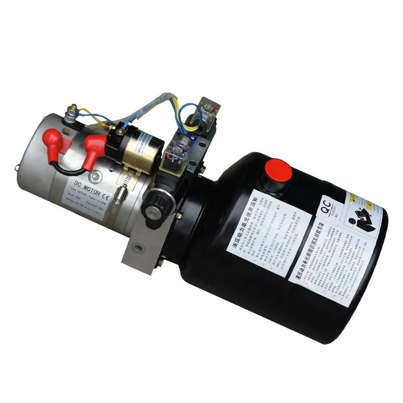 Small Hydraulic Pump Station Dc 12/24 V Hydraulic Power Pack For Tip Lorry Hydraulic Pump Station For Dump Truck
