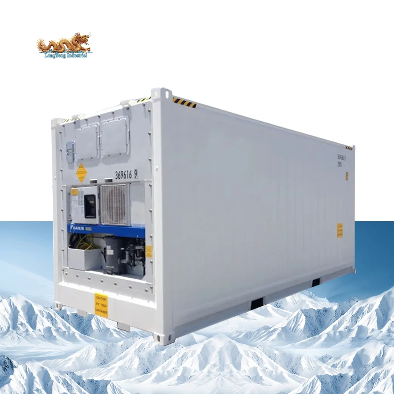 BV Certified Refrigerated 20ft 20 foot high cube 20 hc freezer reefer container with Dakin cooling unit for sale in dubai