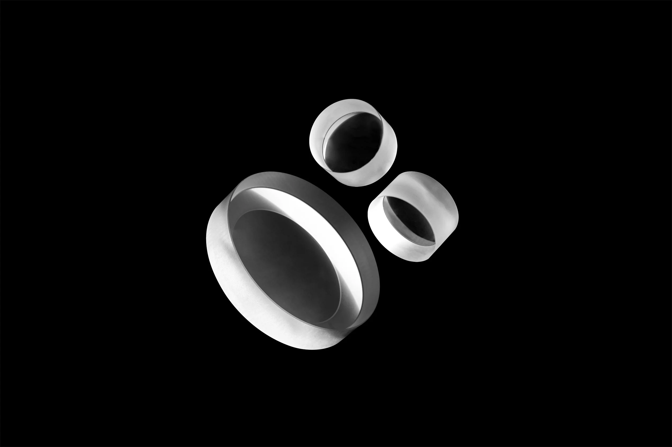 ICC N-BK7 and N-SF11 Bi-Concave Lenses, Uncoated,Negative Focal Length