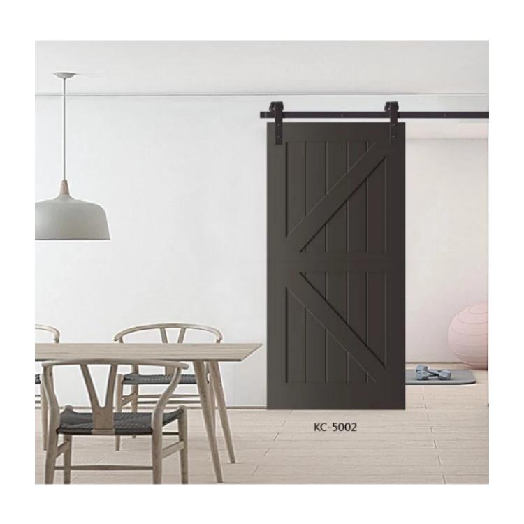 China Export White Color Barn Door High-quality Customized Supply Soundproof Interior Sliding Barn Doors For House