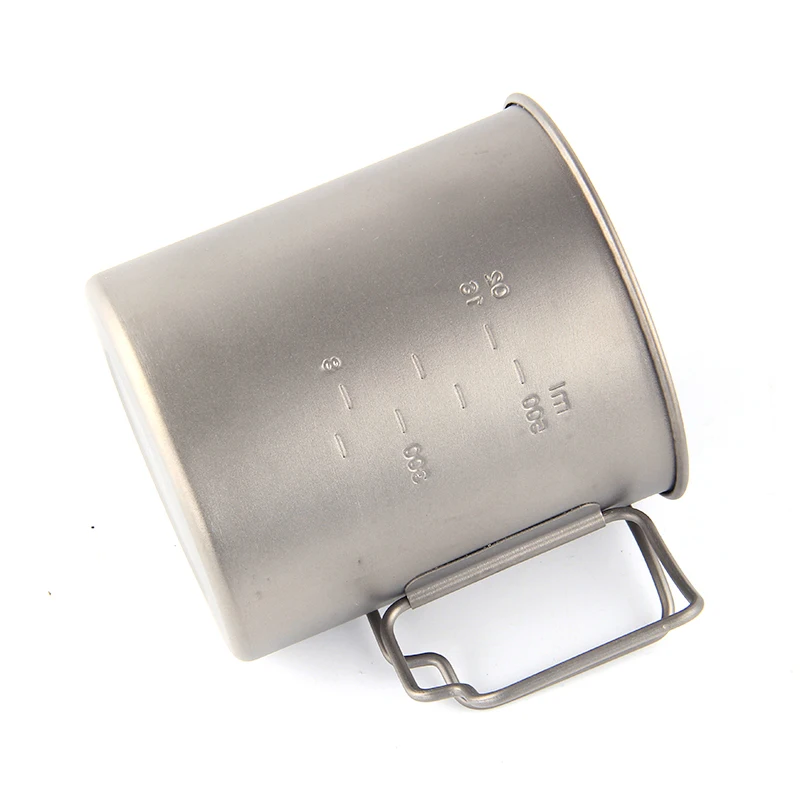 Titanium cups camping mug Outdoor 750ml Titanium Pot Product for outdoor backpacker Drinkware