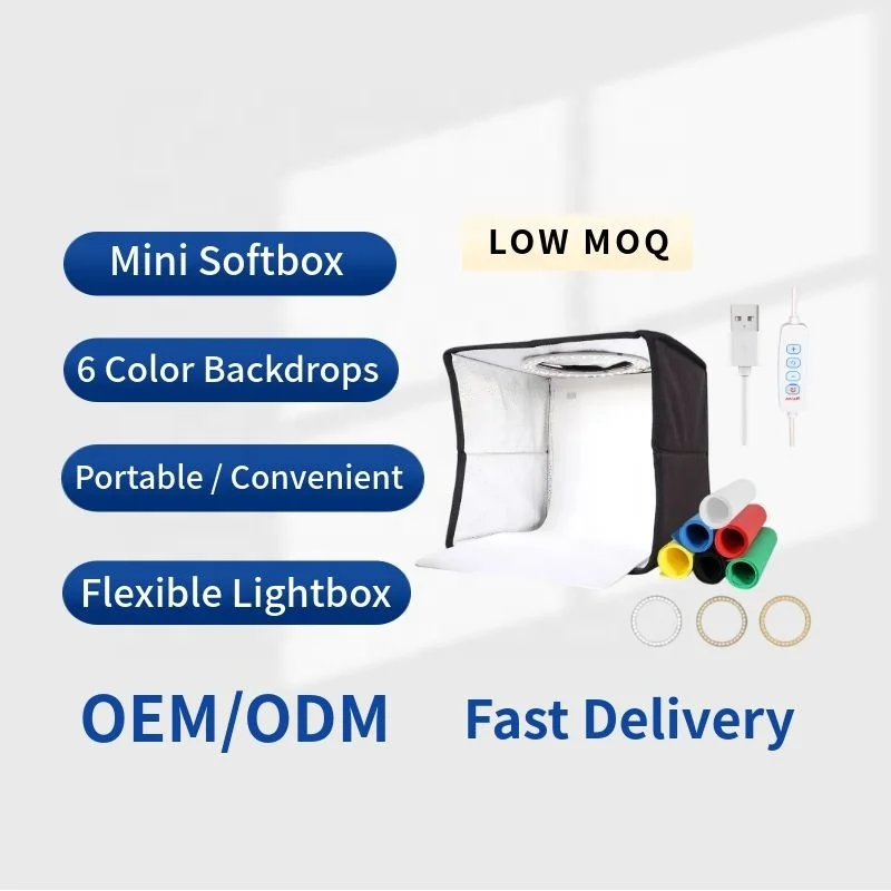 Z002 Professional Mini Background Photography Equipment Soft Light Box Photo Studio Accessories