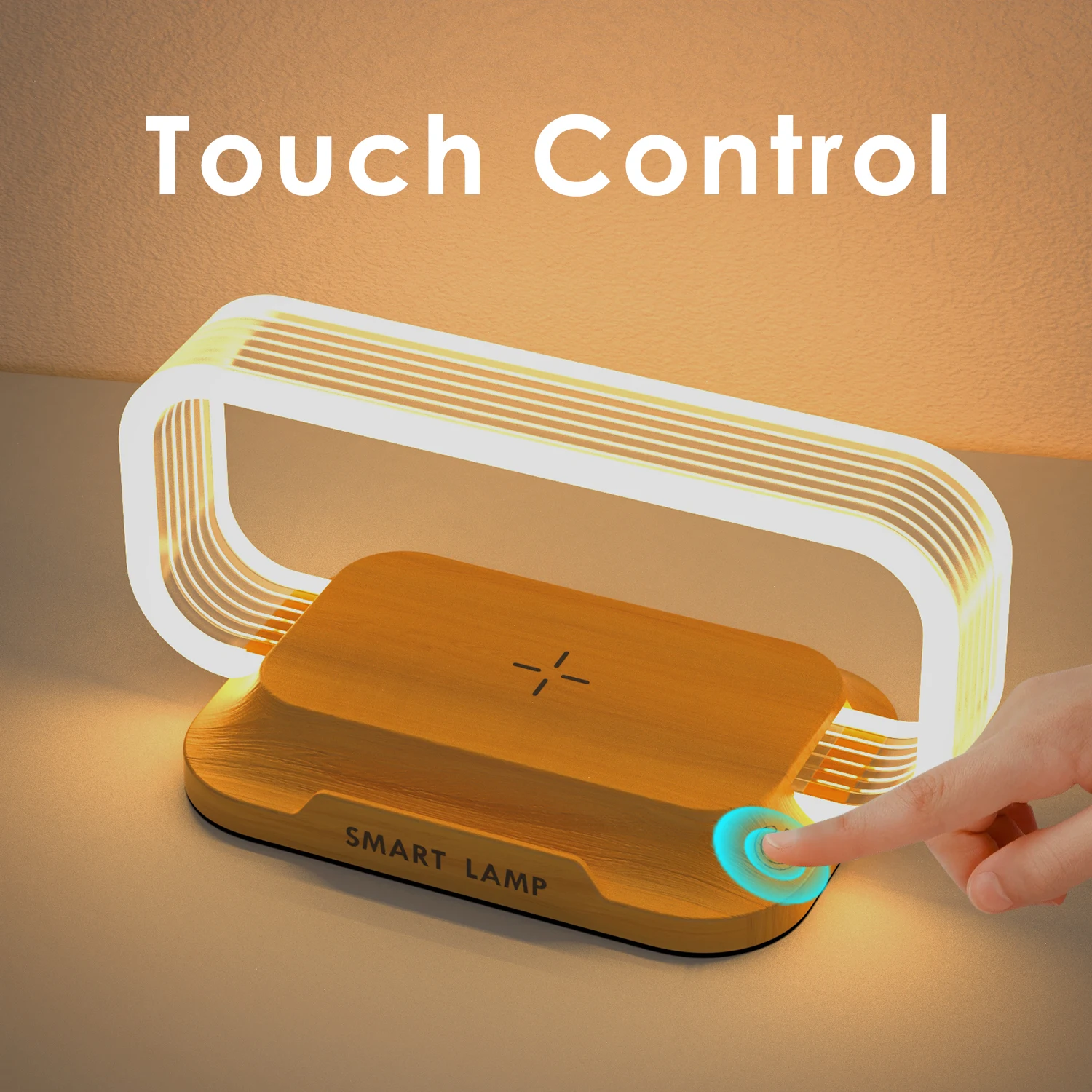 Wholesale Smart Home Lights Adjustable LED Night Lighting bedside lamp with usb port