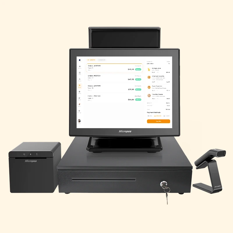 caja registradora cash register pos touch screen restaurant machine all in one windows POS