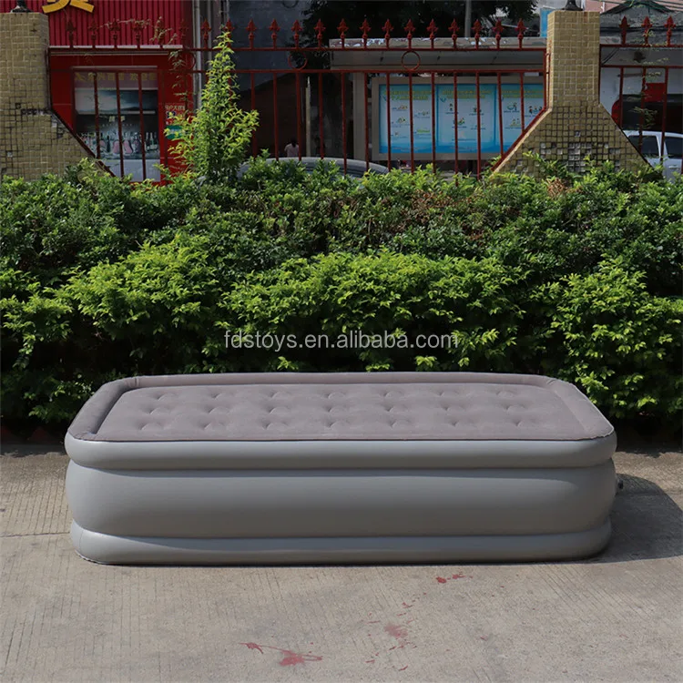 New Inflate Air Mattress with Built-in Pump -  Large Queen Size Inflatable High Mattress Air Bed for Camping