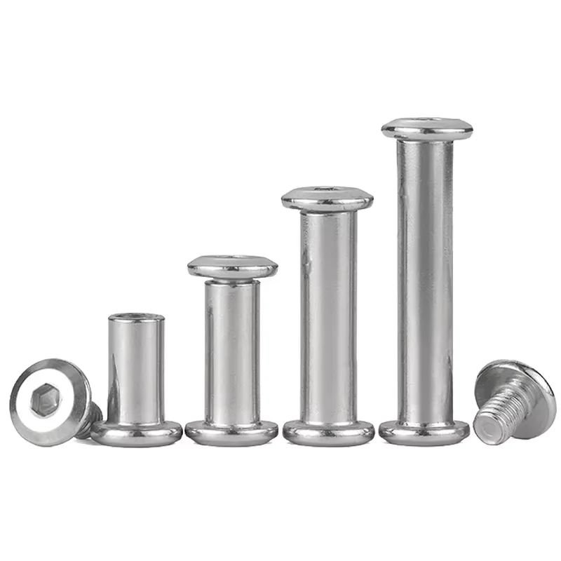 Fastener Wholesales Stainless Steel 304 316 Flat Head Hexagon Socket Sleeve Barrel Nut