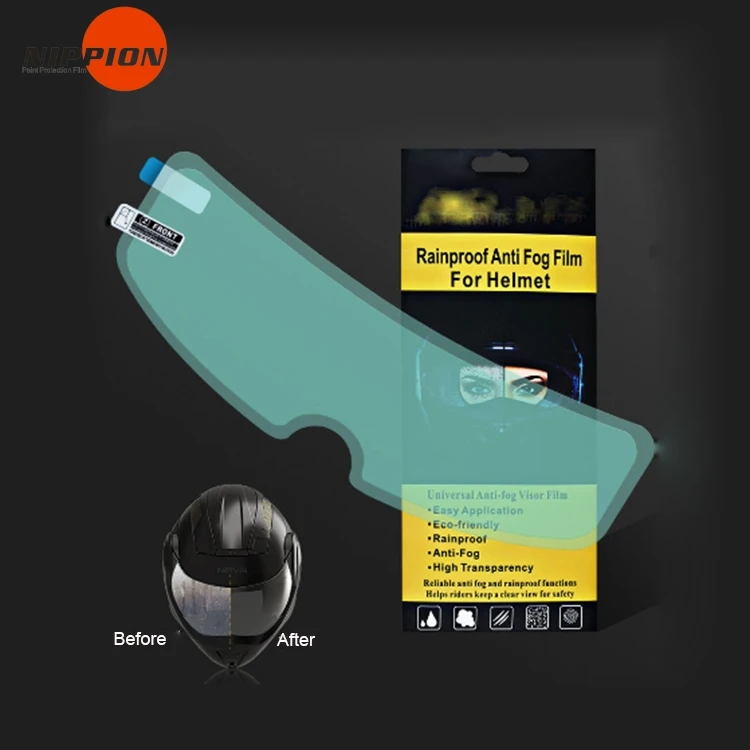 Высокое качество 23 5*7 см размер невидимый прозрачный водостойкий дождевик с Анти-Туман Пленка Для мотоциклетного шлема