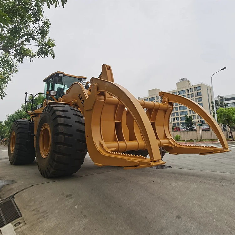 China brand new log loader 12ton 18t 25t wood grappler log loader with 16s cycling time log loader