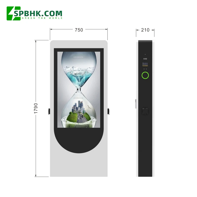 Wholesale Electric Car Level 2 Fast Rfid Ev Car Charger Station, LCD Screen Type  Ac Portable Ev Charge