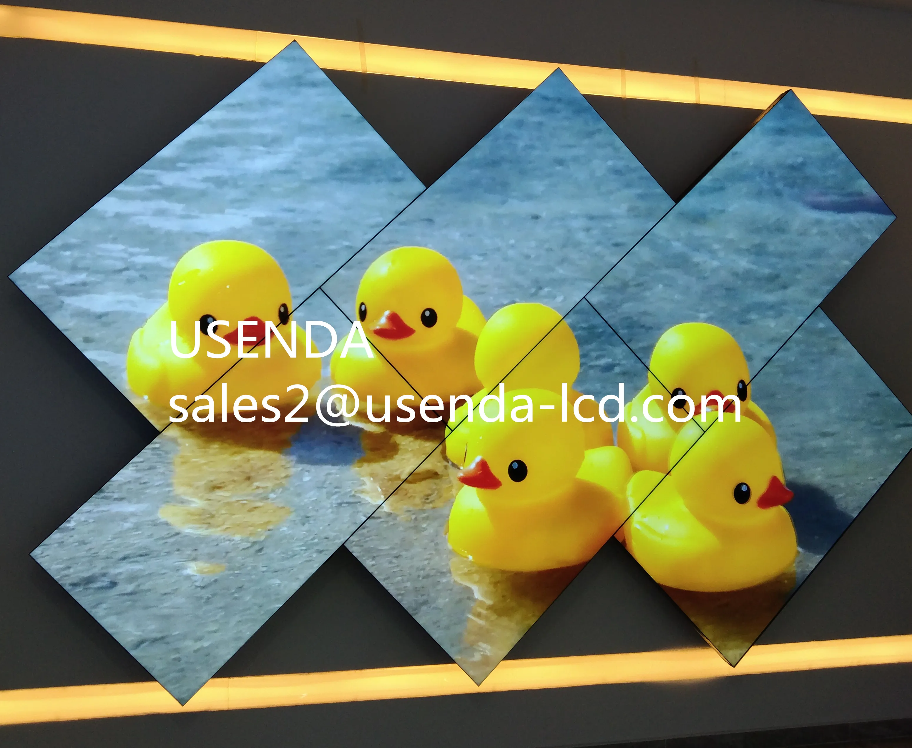 46 55 inch 4K display free combined Creative Art tv wall Screen 1.8mm seamless led backlight video wall lcd with controller