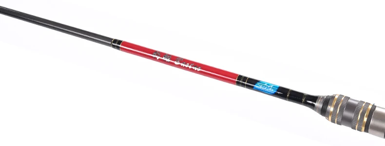 Free Maintenance Hot Sale High Quality OEM EVA Handle 1.98M Casting Carbon Fiber Fishing Rod Fuji Guide 120g Weight