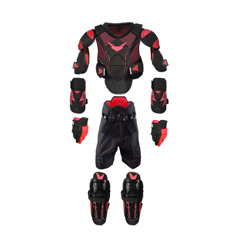 Custom packaging kids Sports gift sets Protective equipment for adult ice hockey OEM ice hockey gear 5 set