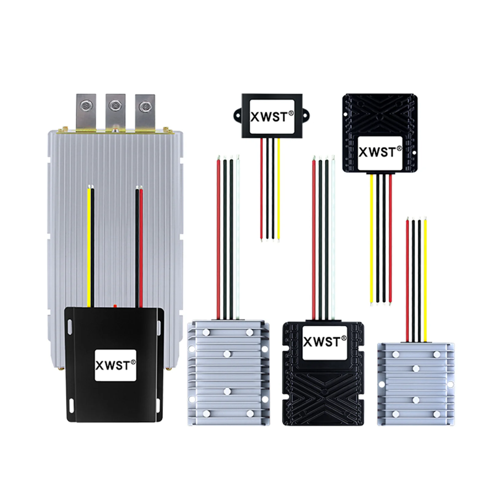 DC DC Boost Converter 24V to 48V Step Up Voltage Regulator 1-40A Waterproof Protection For Car Golf Cart Power Inverter