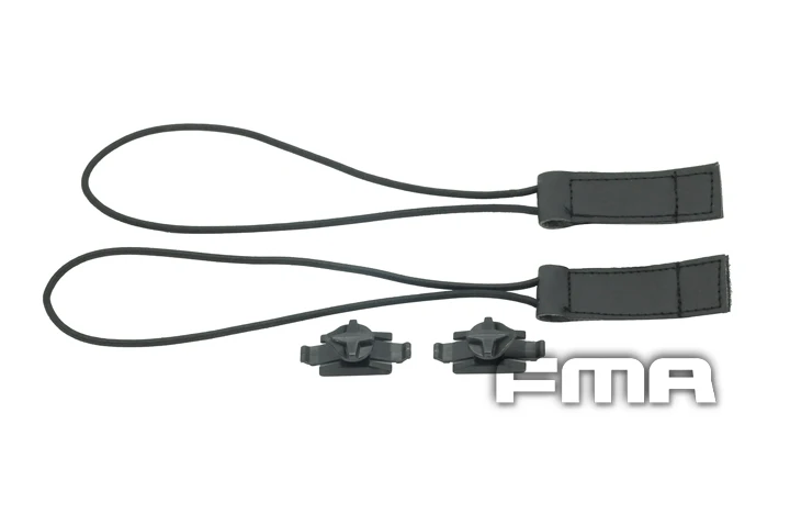 FMA Goggle Bungee Velcroes Quick Strap Kit Dust And Fog Proof Tactical Helmet Accessories Goggles Accessories TB793