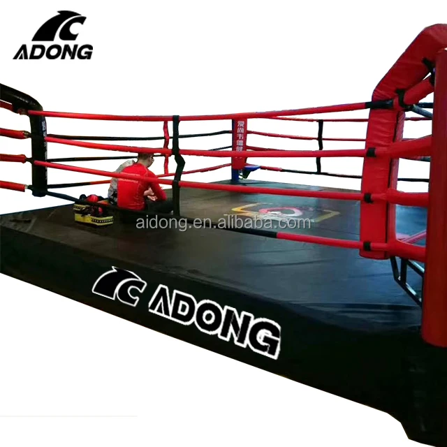 AIDONG custom complete free standing small boxing ring sports boxing muay thai ring