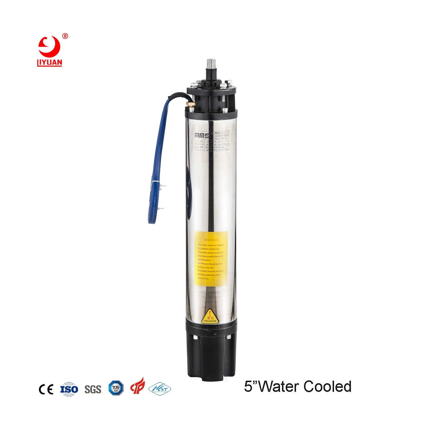5 Inch Full Stainless Steel AC Centrifugal Borehole Water Pumps Submersible Deep Well Motors Price