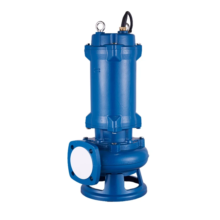 Heavy Duty 380V 3Hp Cast Iron Pumps Electric Full Automatic Submersible Cutter Grinding Sewage Cutting Pump For Dirty Water