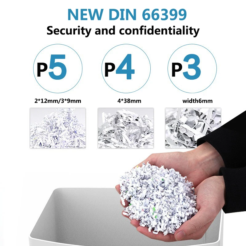 IB208D office use 16L paper shredder 8-sheet micro cut paper, Staples and Credit cards