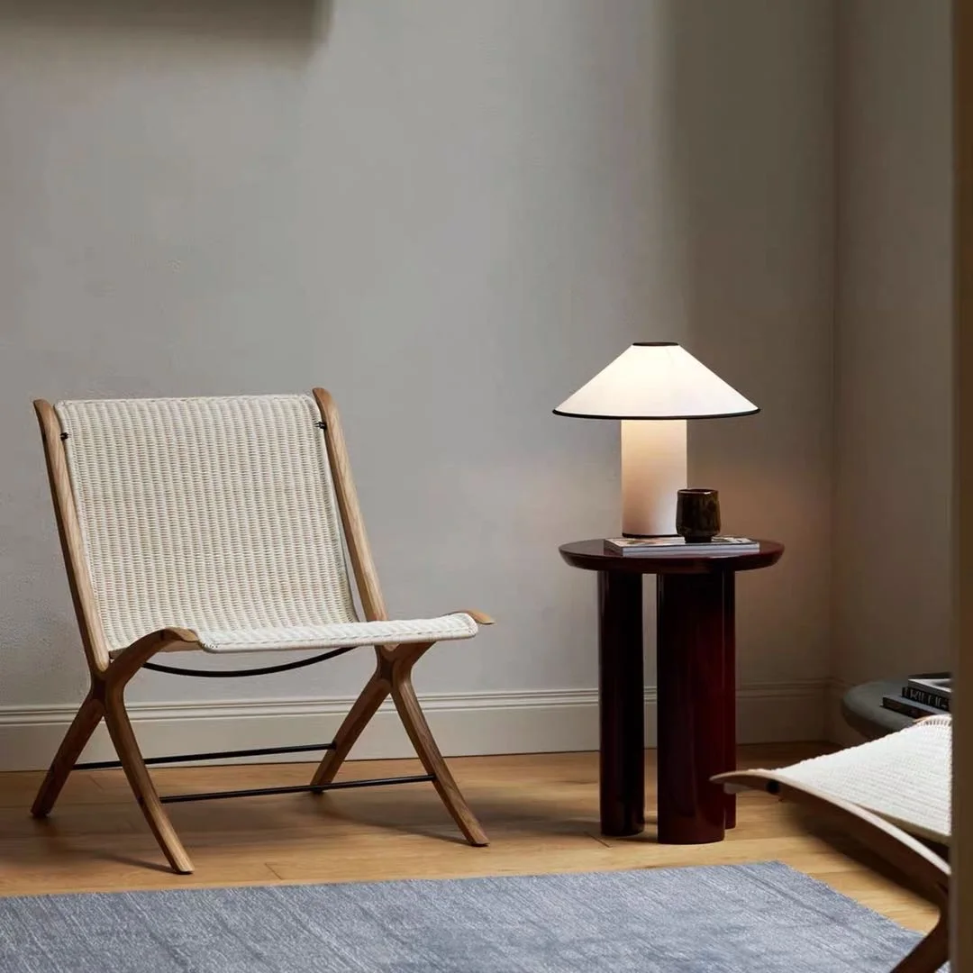 Unique designer brand retro style wooden stitching coffee table