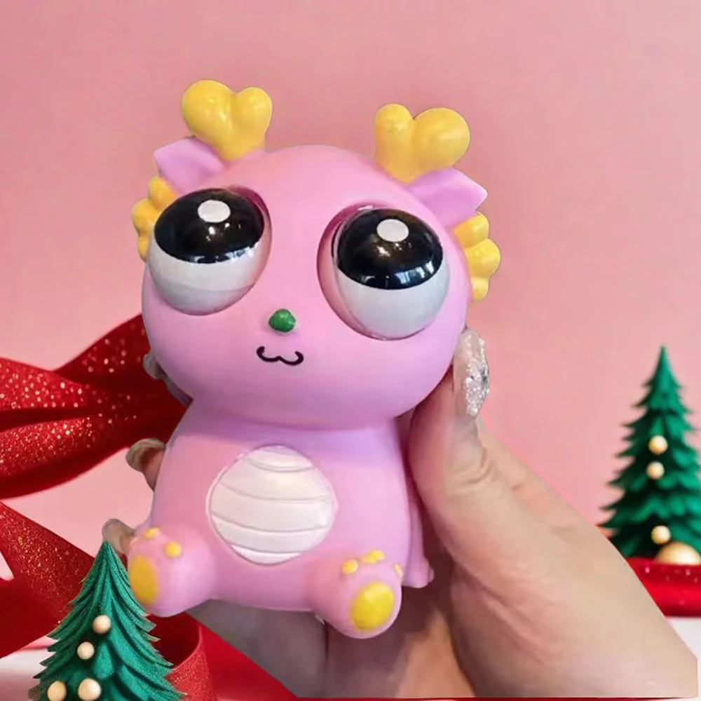 Hot Selling Unisex Googly Eye Dragon Doll Creative Pop Eye Pinch Decompression & Anxiety Relief Toy